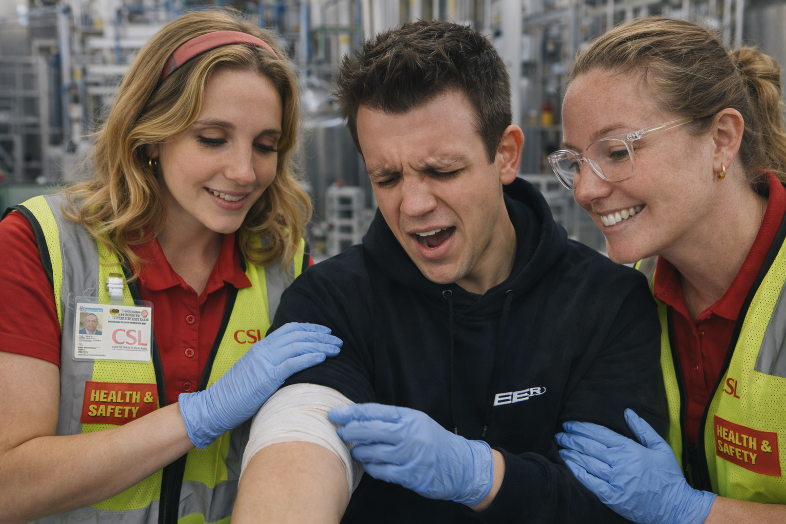 Ruby and Emma patching up Jace