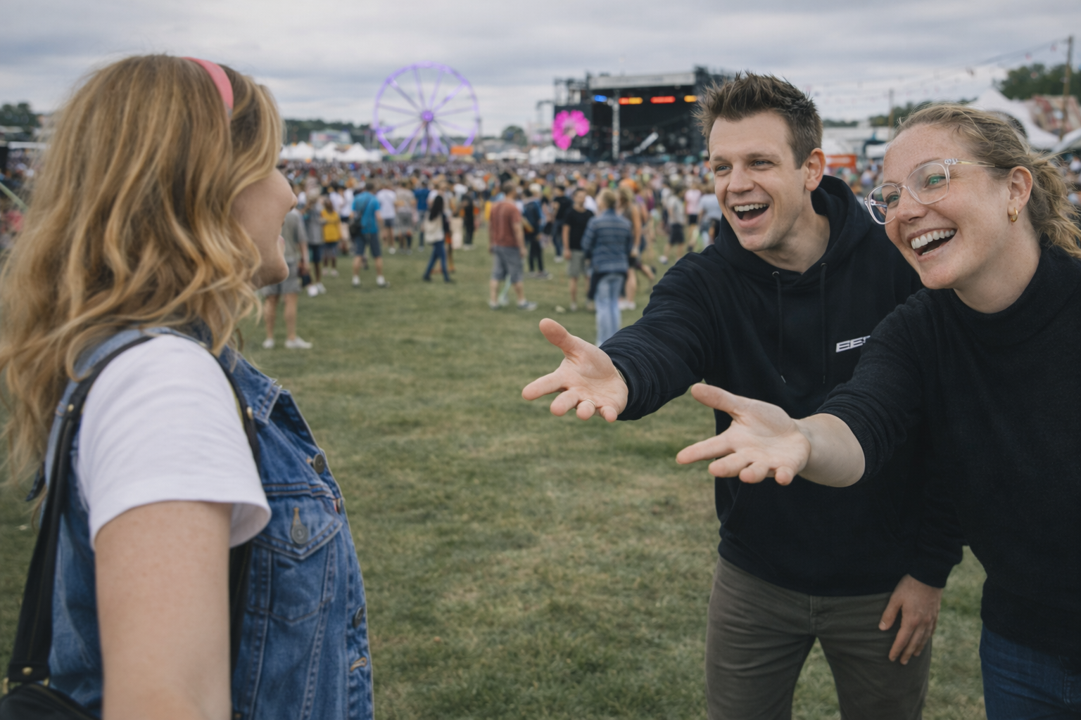 Meeting Ruby at the festival